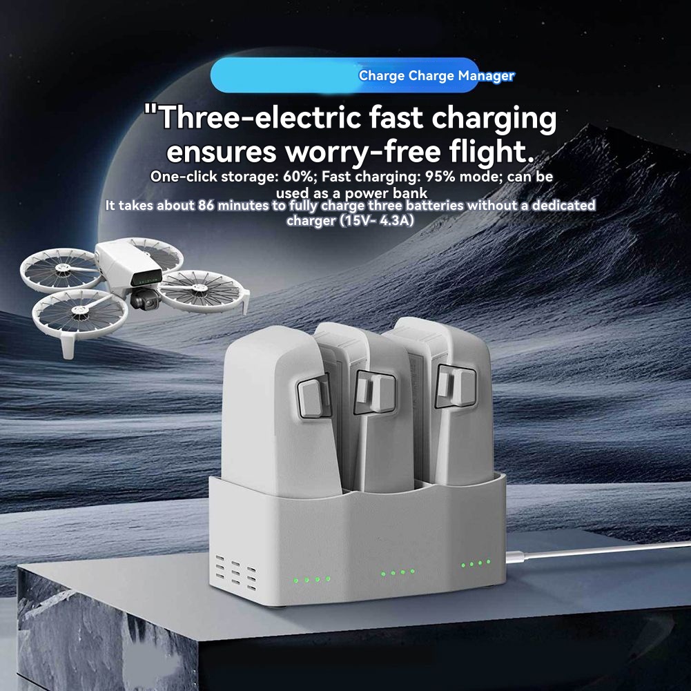 DTC5 65W Battery Charge Manage - Drone Charging Hub ulasan dan harga
