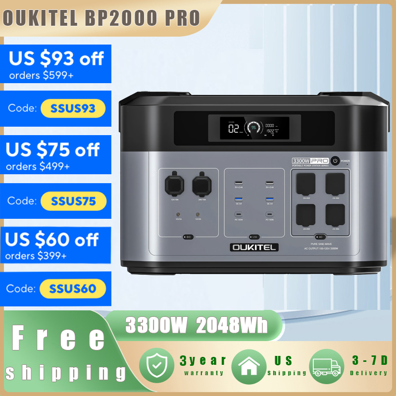 OUKITEL BP2000 PRO Portable Po - Drone Solar Charger ulasan dan harga