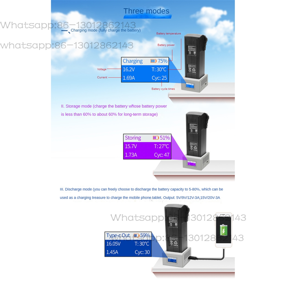 A51I For 3/3 Pro Battery Charg - Drone Charging Hub ulasan dan harga