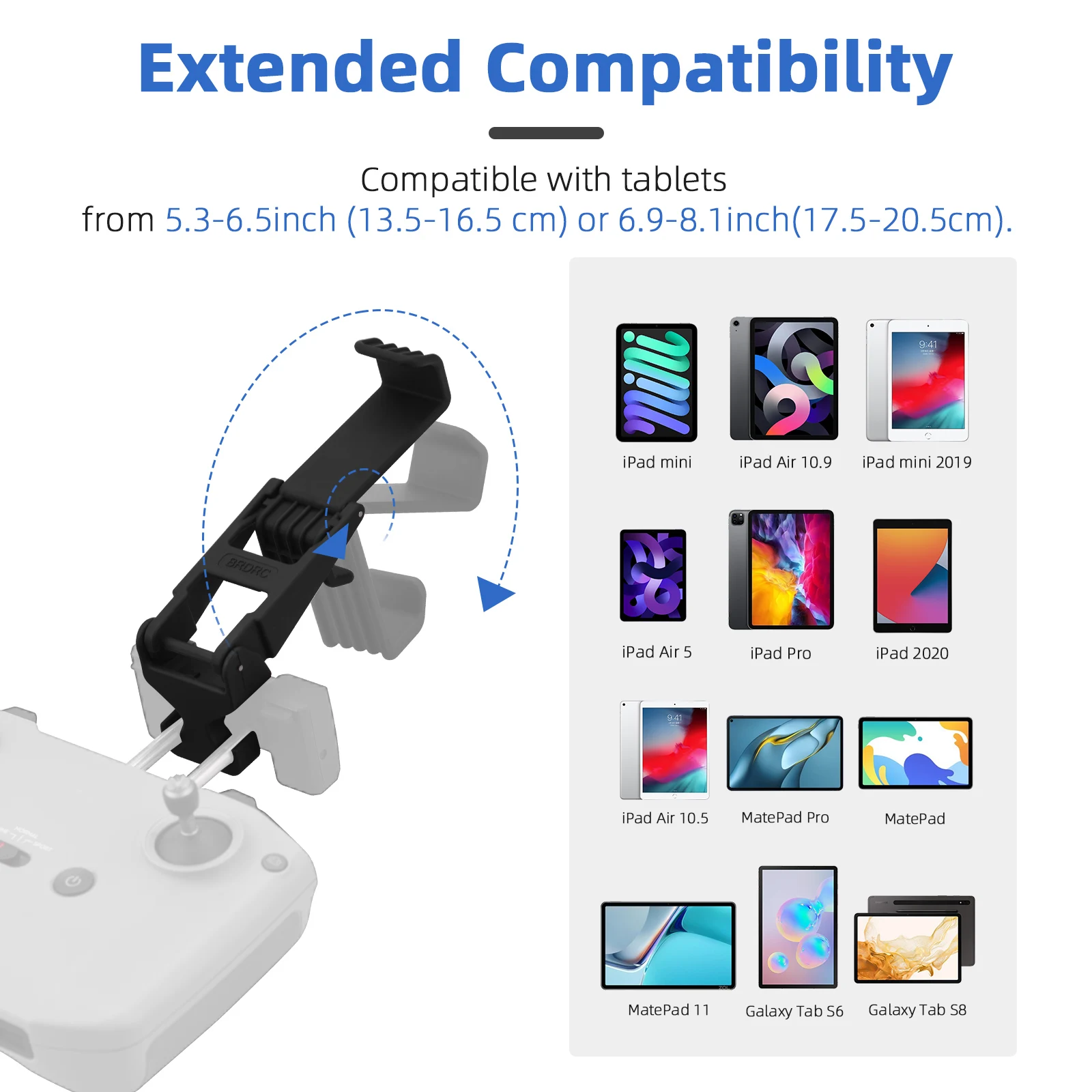 Tablet Extended Bracket Mount  - Drone Tablet Mount ulasan dan harga