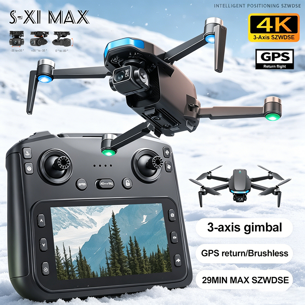 New S-X1 MAX Drone GPS 8K Prof - Drone Power Bank ulasan dan harga